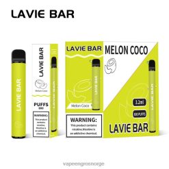 Vape Pen Norge - melon kokos LAVIE BAR 800 drag PXPPZ315
