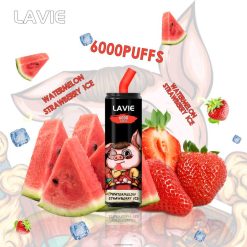 Vape Pen Norge - vannmelon jordbæris LAVIE Coke BAR 6000 drag PXPPZ267