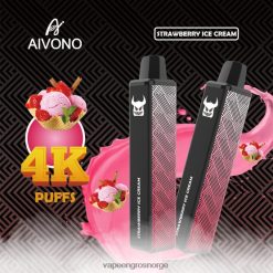Vape Smak Engangs - Aivono AIM FREAK 4000 jordbæris ZP6246263
