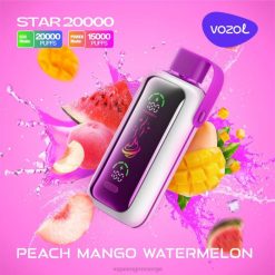 Vape Wholesale Norge - fersken mango vannmelon VOZOL STAR 20 000 NX8416