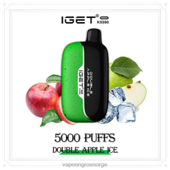 Vape Wholesale Oslo - IGET Moon k5000 dobbel epleis ZHLZX19